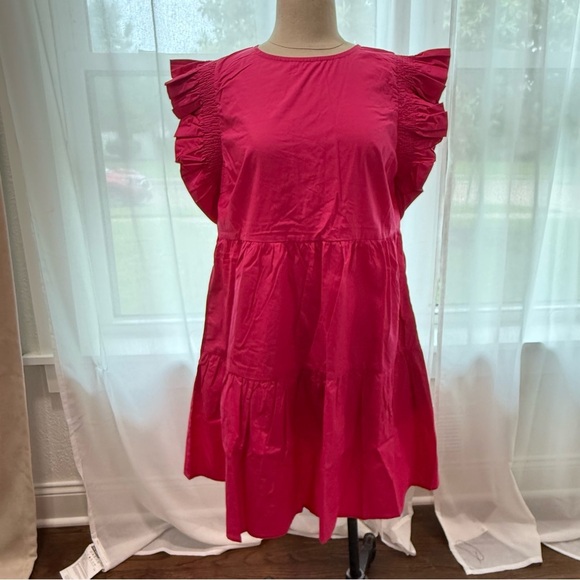 Avara Cotton Mini Dress Size Medium NWT - Picture 1 of 6